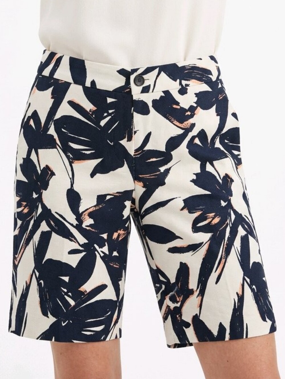 Banana Republic Floral Bermuda Shorts